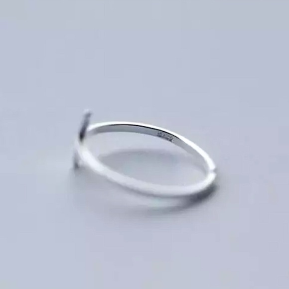 ⚜️[𝟯/$𝟭𝟴]⚜️NEW Silver Cross Simple Adjustable Ring - Picture 6 of 10